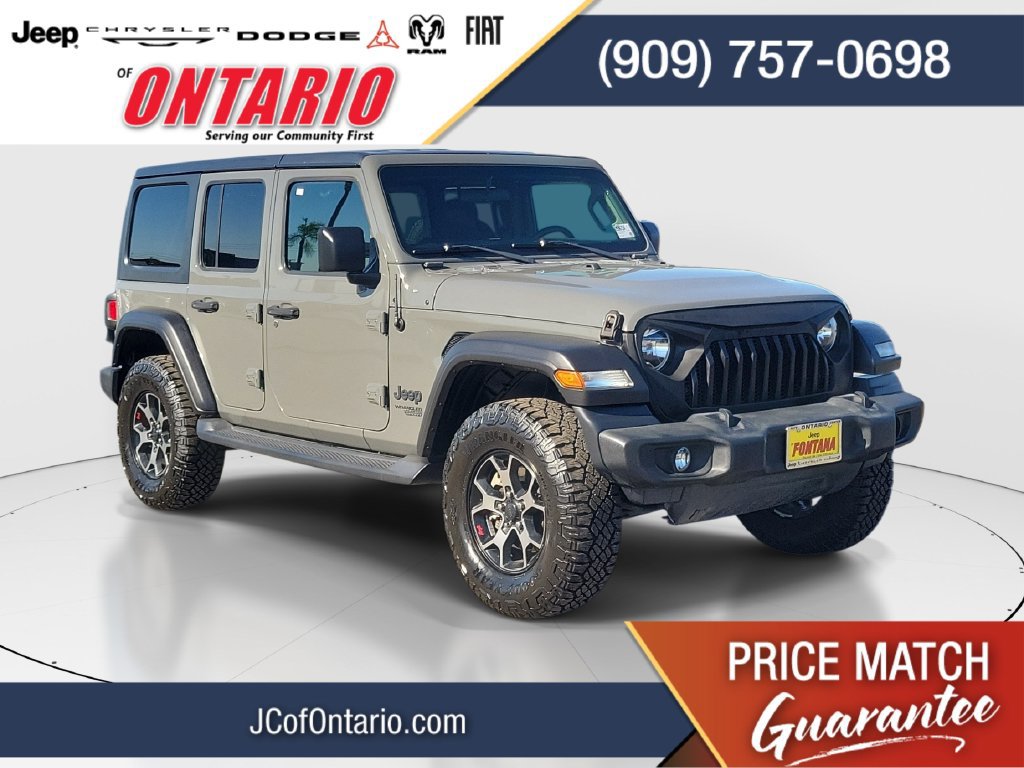 Certified 2020 Jeep Wrangler Unlimited Sport S AWD/4WD image 1
