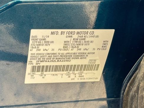 Used 2020 Ford Edge SEL w/ Cold Weather Package AWD/4WD image 19