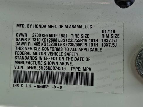 Used 2019 Honda Odyssey Elite image 31