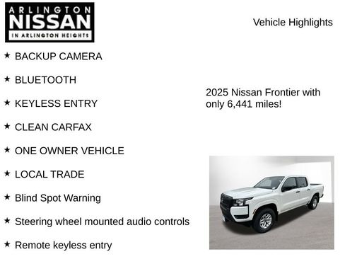 Certified 2025 Nissan Frontier S AWD/4WD image 7