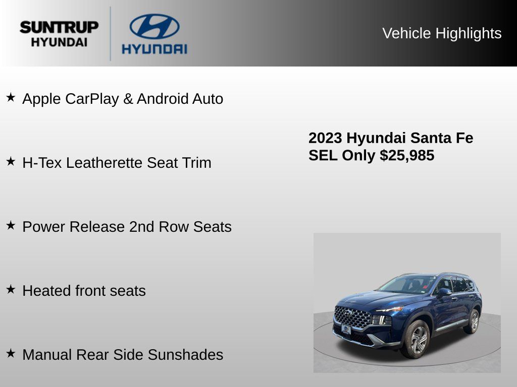 Used 2023 Hyundai Santa Fe SEL w/ Premium Package AWD/4WD image 38
