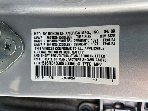 Used 2009 Honda CR-V LX image 17