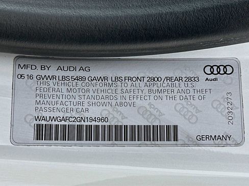 Used 2016 Audi A7 3.0T Premium Plus w/ 20" Wheel & Tire Package image 31