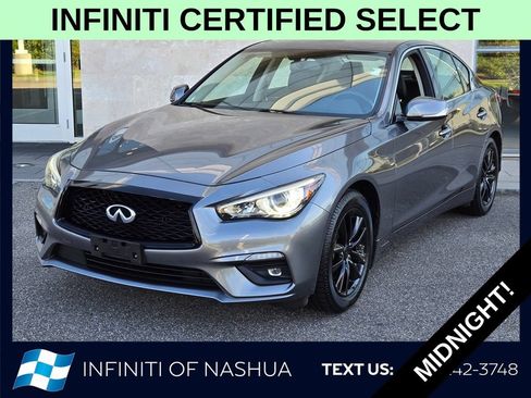 Certified 2021 INFINITI Q50 Pure w/ All Weather Package AWD/4WD image 1