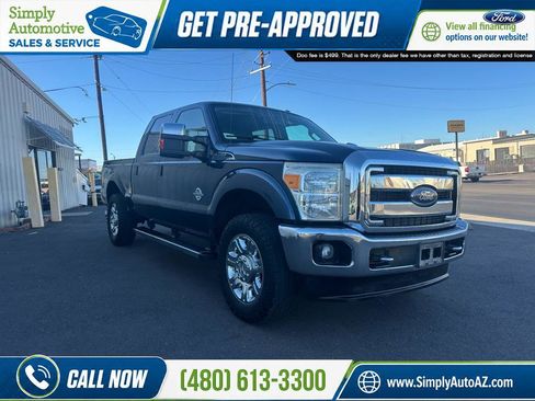 Used 2014 Ford F250 Lariat w/ Lariat Ultimate Package AWD/4WD image 2
