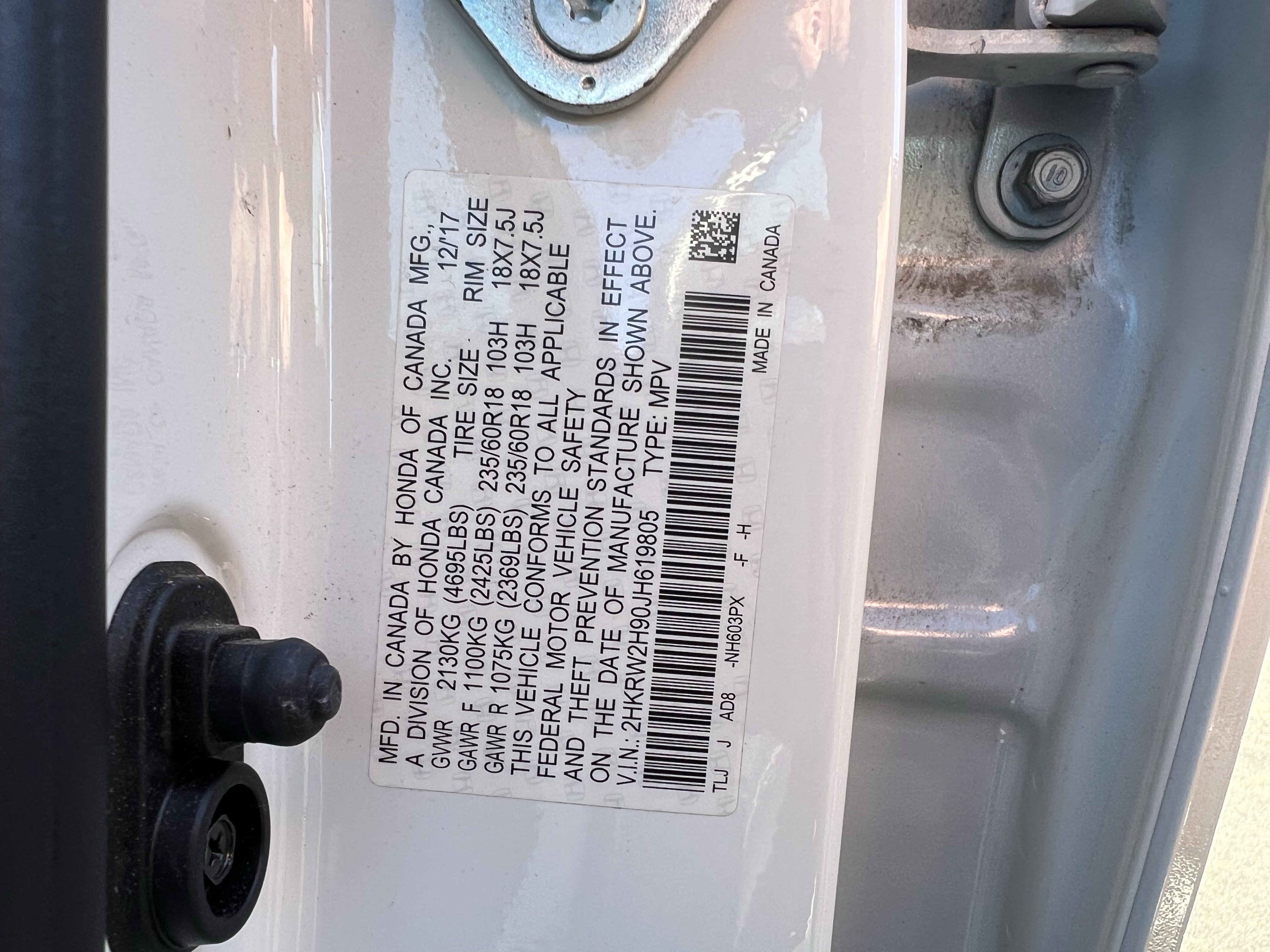 Used 2018 Honda CR-V Touring image 37