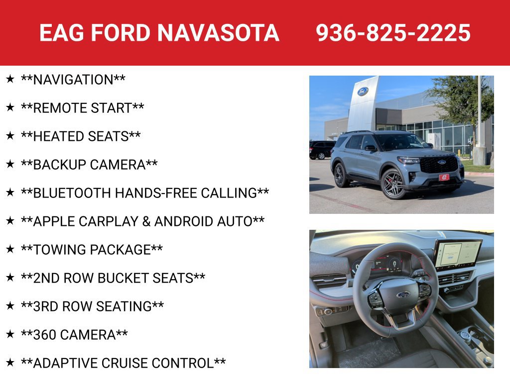 New 2026 Ford Explorer ST-Line w/ ST-Line Street Pack RWD image 4