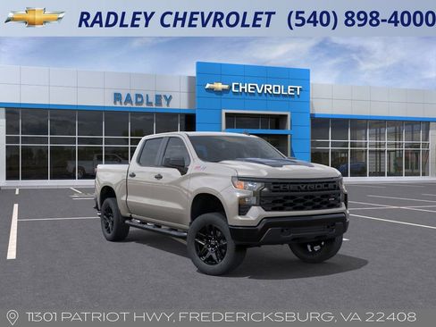 New 2026 Chevrolet Silverado 1500 Custom Trail Boss w/ Turbomax Blackout Package image 1