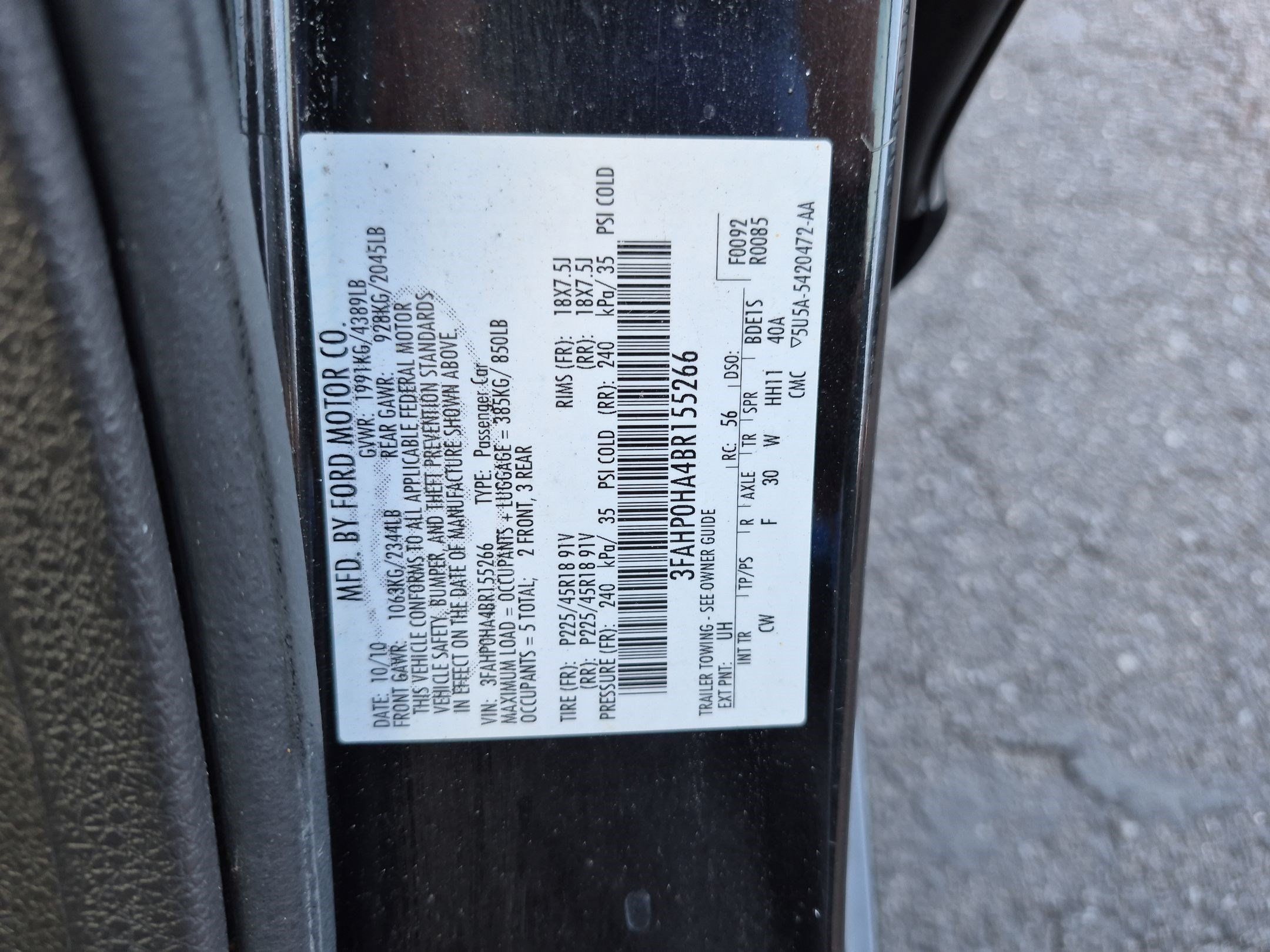 Used 2011 Ford Fusion SE w/ Appearance Pkg FWD image 32