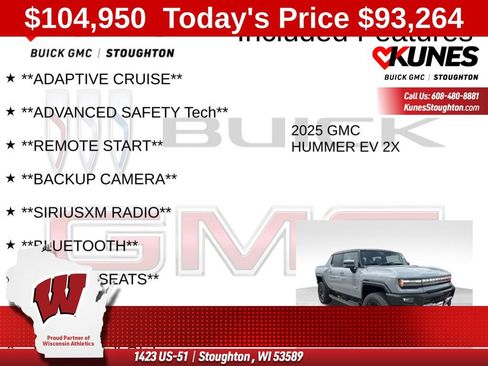 New 2025 GMC Hummer EV 2X w/ LPO, Dark Essentials Package AWD/4WD image 4