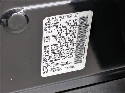 Used 2018 Nissan Rogue S AWD/4WD image 26