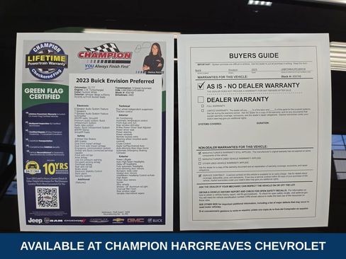 Certified 2023 Buick Envision Preferred image 43