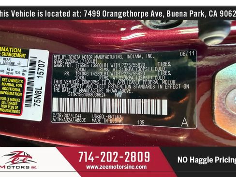 Used 2011 Toyota Sequoia Limited image 56