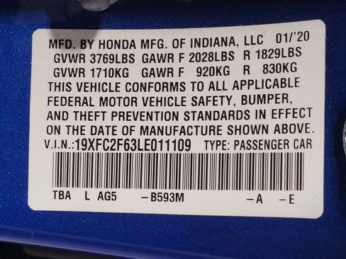 Used 2020 Honda Civic LX image 33