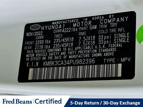 Certified 2023 Hyundai Kona N Line w/ Cargo Package image 34