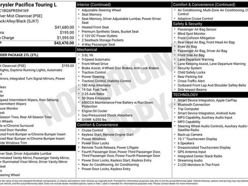 Used 2023 Chrysler Pacifica Touring-L FWD image 27