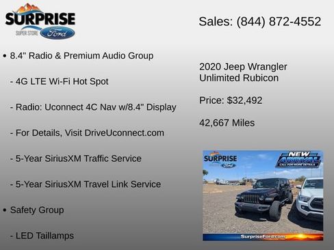 Used 2020 Jeep Wrangler Unlimited Rubicon AWD/4WD image 16