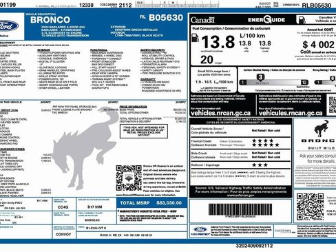 Used 2024 Ford Bronco Badlands image 2