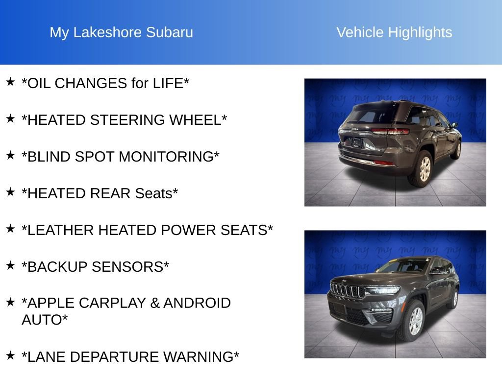 Used 2023 Jeep Grand Cherokee Limited AWD/4WD image 9