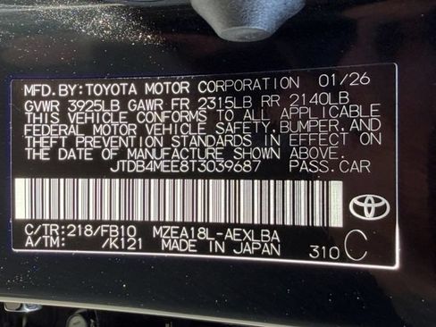 Used 2026 Toyota Corolla LE FWD image 24