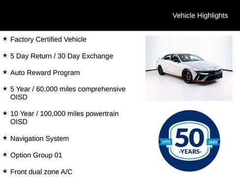 Certified 2025 Hyundai Elantra N image 5