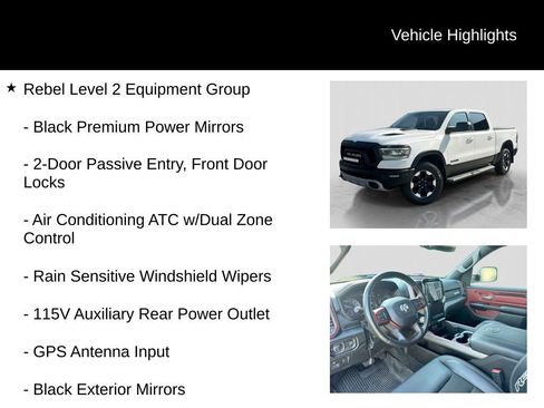 Used 2022 RAM 1500 Rebel w/ Rebel Level 2 Equipment Group AWD/4WD image 11