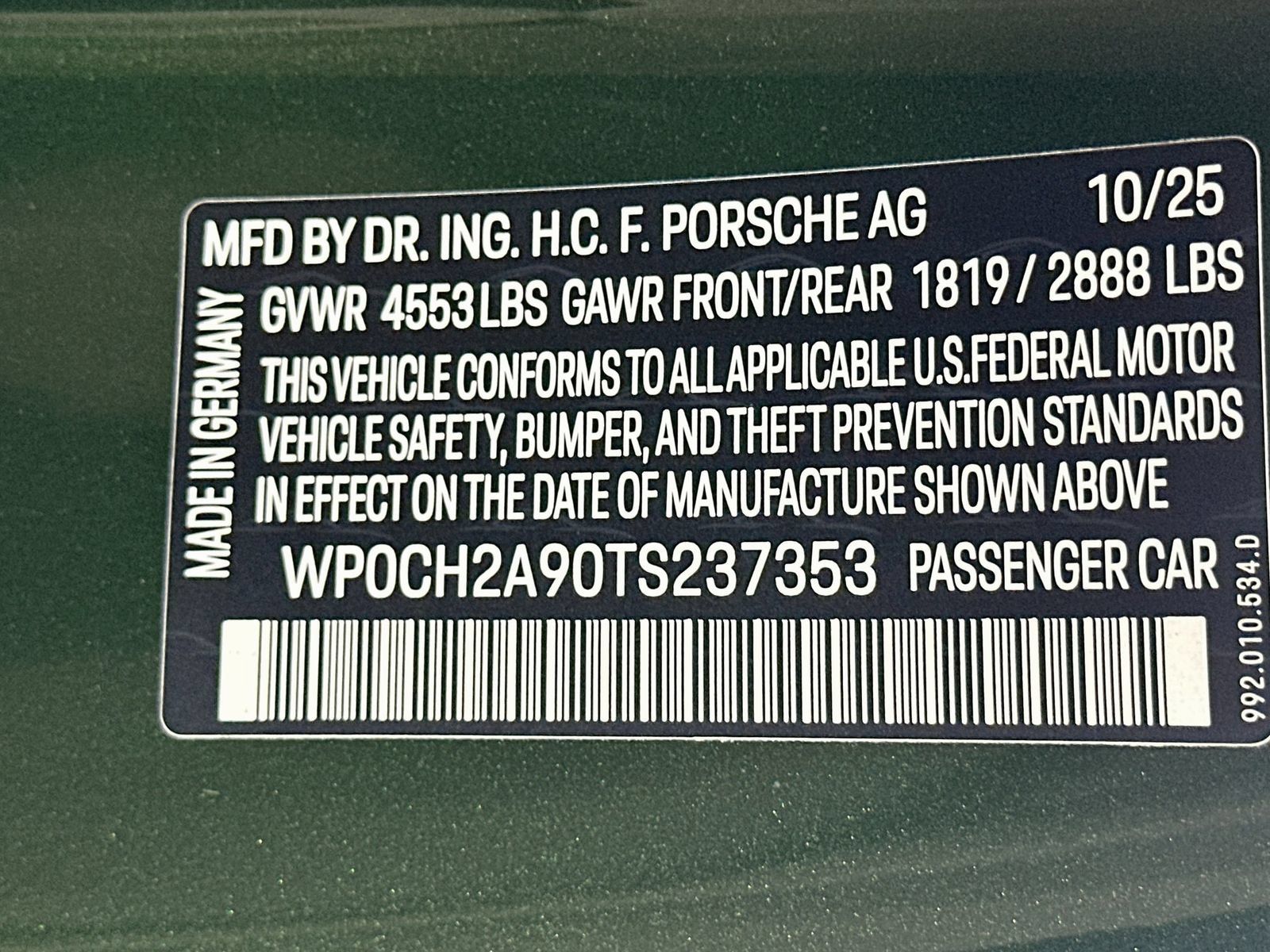 Used 2026 Porsche 911 Carrera 4S AWD/4WD image 44