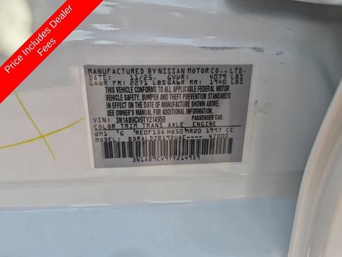 Used 2026 Nissan Sentra SV w/ SV Convenience Package FWD image 12