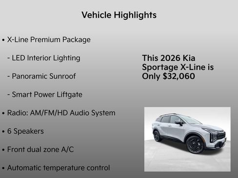 New 2026 Kia Sportage X-Line w/ X-Line Premium Package image 5