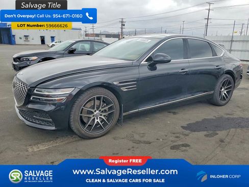 Used 2022 Genesis G80 2.5T w/ Advanced Package RWD image 1