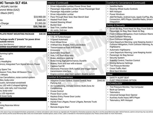 Certified 2023 GMC Terrain SLT FWD image 38