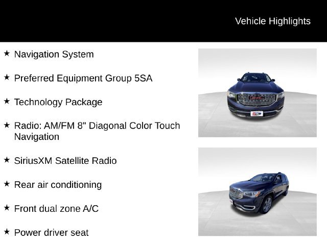 Certified 2018 GMC Acadia Denali w/ Technology Package AWD/4WD image 13