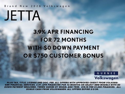 New 2026 Volkswagen Jetta S image 4