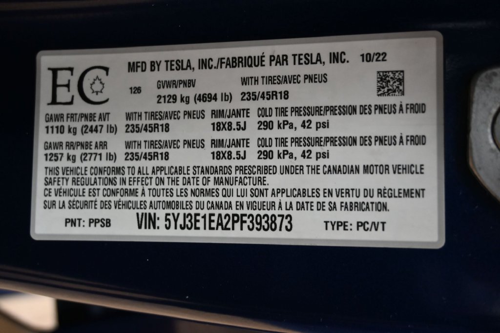 Used 2023 Tesla Model 3 Standard Range RWD image 33