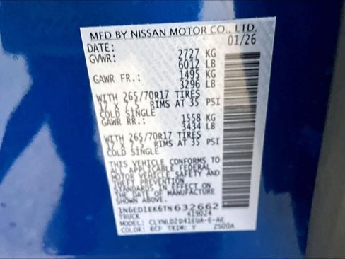 New 2026 Nissan Frontier PRO-4X image 14