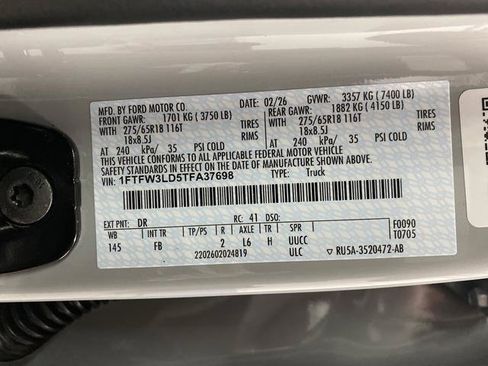 New 2026 Ford F150 XLT w/ Equipment Group 302A MID AWD/4WD image 42