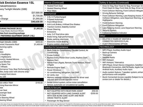 Used 2023 Buick Envision Essence w/ Sport Touring Package FWD image 17