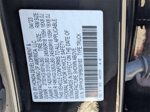 Used 2023 Honda Ridgeline RTL-E image 41