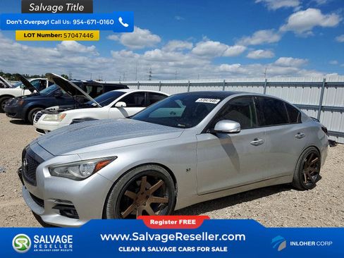 Used 2014 INFINITI Q50 Premium w/ Navigation Package RWD image 1