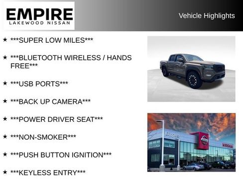 Used 2023 Nissan Frontier PRO-4X w/ Pro Convenience Package AWD/4WD image 2