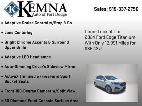 Used 2024 Ford Edge Titanium w/ Titanium Elite Package image 24