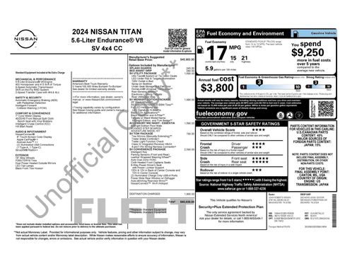 Used 2024 Nissan Titan SV w/ SV Convenience Package AWD/4WD image 15
