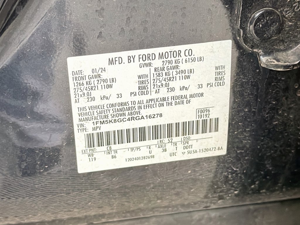 Used 2024 Ford Explorer ST w/ Equipment Group 401A AWD/4WD image 38