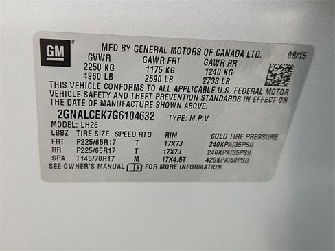 Used 2016 Chevrolet Equinox LT w/ Convenience Package image 30