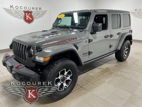 Used 2021 Jeep Wrangler Unlimited Rubicon w/ Uconnect 4C Nav & Sound Group image 3