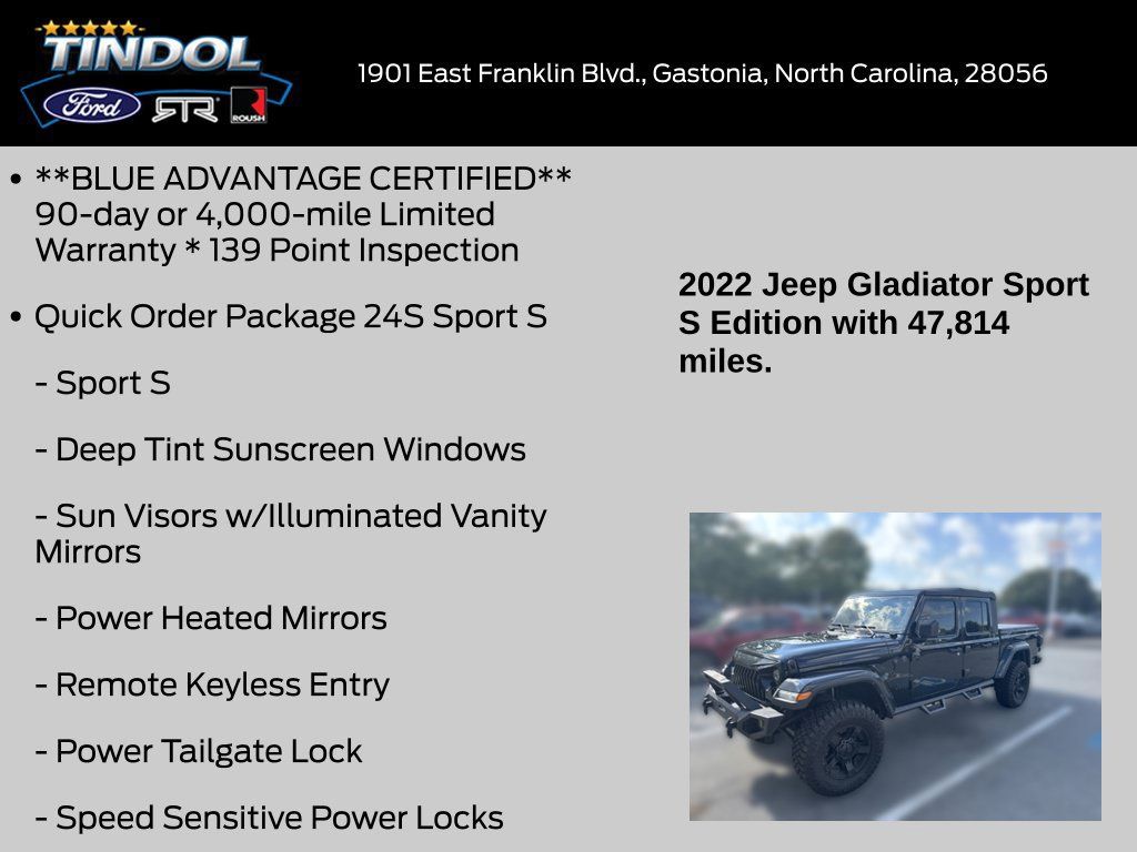Used 2022 Jeep Gladiator Sport AWD/4WD image 13