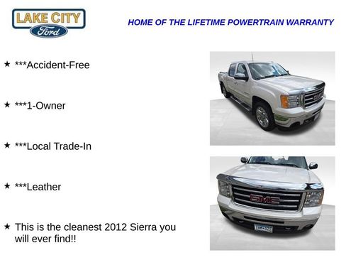 Used 2012 GMC Sierra 1500 SLT w/ SLT White Diamond Edition AWD/4WD image 5