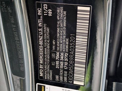 Certified 2024 Mercedes-Benz EQE AMG 4MATIC SUV image 24