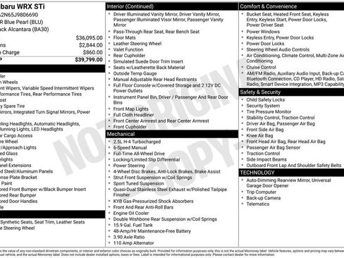 Used 2018 Subaru WRX STI image 19