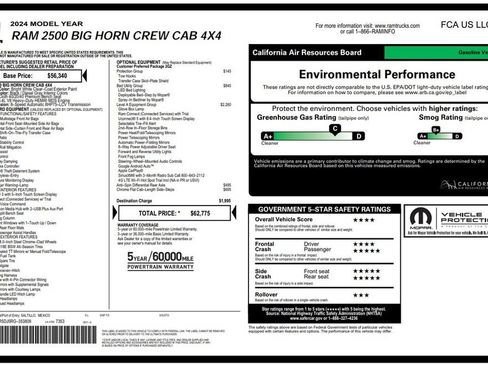 Used 2024 RAM 2500 Big Horn w/ Bed Utility Group image 3